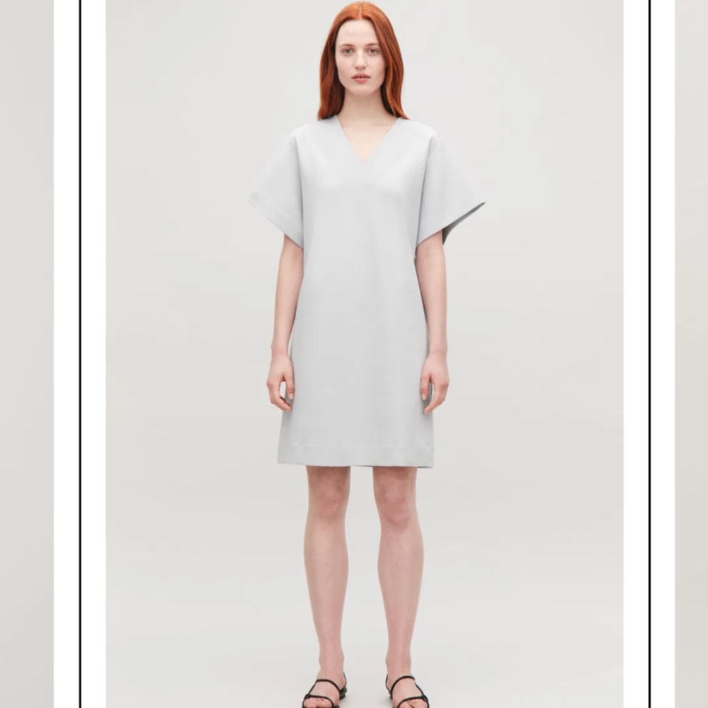 COS Gray Blue Dress Size Small